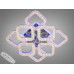 Потолочная светодиодная люстра с пультом 90W Diasha S2205/4+4HRLED3colordimmer