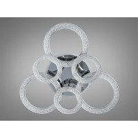 Світлодіодна стельова люстра Diasha 2203 хром LED з пультом Diasha 2203/3+3HRLED3colordimmer