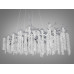 Унікальна підвісна кришталева люстра витягнутої форми, 14 ламп, хром Diasha 609-L1200CH Унікальна підвісна кришталева люстра витягнутої форми, 14 ламп, хром Diasha 609-L1200CH