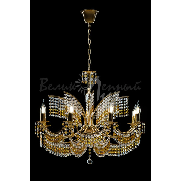 Люстра свеча L30098/8 (FGD+WT) Splendid-Ray
161002 Люстра свеча L30098/8 (FGD+WT) Splendid-Ray
161002