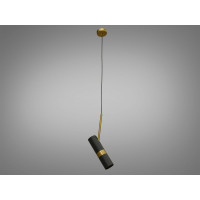 Світильник підвіс лофт чорний золото GU10 метал Diasha BO-5065BK+G