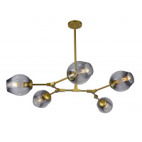 Люстра молекула Levistella 752L7731-5 GD+BK Люстра молекула Levistella 752L7731-5 GD+BK