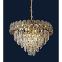Люстра с хрусталем Levistella 756PR1005-6+1 GD