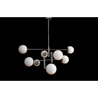 Люстра молекула в стиле лофт со стеклянным плафоном Linisoln 8139-8
