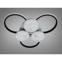 Люстра LED Diasha біло-чорна 82W пульт 3+3 Diasha 2562WH+BKDIMMER