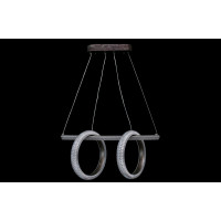 Светодиодный светильник подвесной кольца Linisoln 66009/1+2 BK