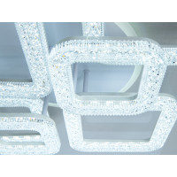 Люстра Diasha Квадрати біла 120Вт з пультом Diasha 5179/2+2+2WH