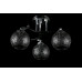 Люстра с плафонами  L06345/3 (CHROME+BLACK) Splendid-Ray
2590