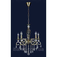 Люстра бронзового цвета с кристаллами Levistella 75329197A-5 AB Люстра бронзового цвета с кристаллами Levistella 75329197A-5 AB