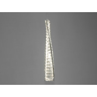 Стильний дизайнерський світлодіодний світильник підвіс, 15 Вт, хром Diasha 531/1DCH