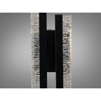 Настінне LED бра чорне 16 Вт метал і скло Diasha MX3087/2SBK