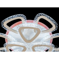 Cветодиодная люстра Diasha QX2524/6+3WH LED 3color dimmer 