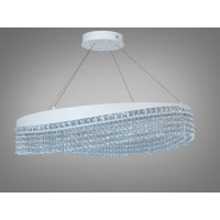 Підвісна люстра Diasha LED біла 100Вт 18м2 Diasha P7027/D800WH