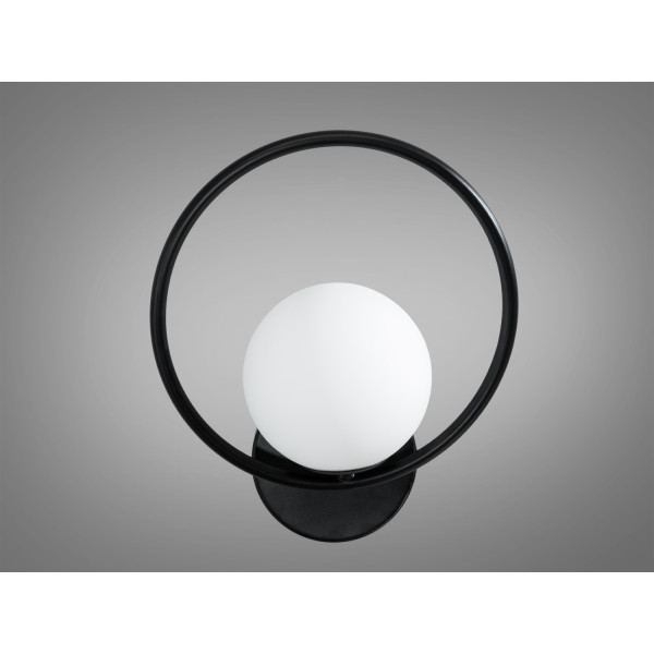 Мінімалістичне, стильне бра в стилі лофт, чорне Diasha LQ7062/1WBK Мінімалістичне, стильне бра в стилі лофт, чорне Diasha LQ7062/1WBK