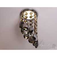 Точковий світильник із кришталевими підвісками Diasha 6016DCH-SM