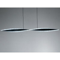 Лінійна світлодіодна люстра підвіс для ресторанів, 50W, сіра Diasha XH1004/1200BK