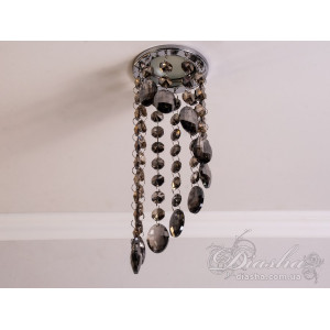 Точковий світильник із кришталевими підвісками Diasha 6013BCH-SM