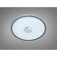 Смарт LED люстра біла 80 Вт RGB з Bluetooth Diasha DB-8302/500RGB+MP3