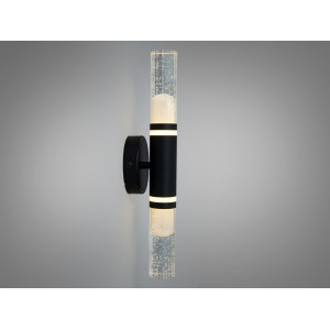 Настінне бра Diasha чорне LED 6 Вт скляний плафон Diasha 8150BK