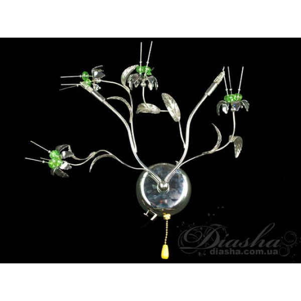 Оригінальне, естетично привабливе галогенове бра, хром Diasha 3068/2HRG