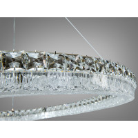 Кришталева світлодіодна люстра-підвіс, 60W Diasha MD6027/800S-gold