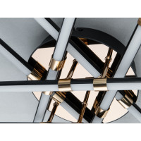 Світлодіодна люстра Diasha чорна 80 Вт до 14 м² Diasha SX8257/6BK