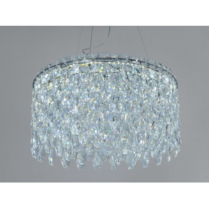 Підвісна люстра LED хром 52Вт 3200–6500К 2860 лм Diasha 582/400CH