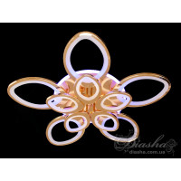 Cветодиодная люстра Diasha 8059/5+5G LED 3color dimmer