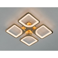 Світлодіодна люстра смарт світильник з пультом, 60W, золото Diasha S8060/4G