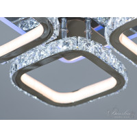 Cветодиодная люстра с хрусталем и пультом с подсветкой Diasha S8305/4HR LED RGB dimmer