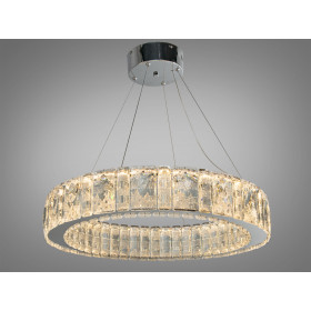 Підвісна люстра Diasha золото кришталь 68Вт LED Diasha 585/600HR