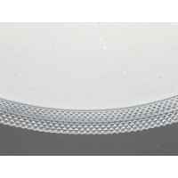 Світлодіодна стельова люстра чорна 46 Вт 8 м² Diasha 831/400BK