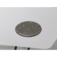 Сучасна стельова світлодіодна люстра з пультом, 55 Вт, чорний+білий Diasha MX2990-2+2BWH+BK