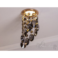 Точковий світильник із кришталевими підвісками Diasha 6016EGD-SM