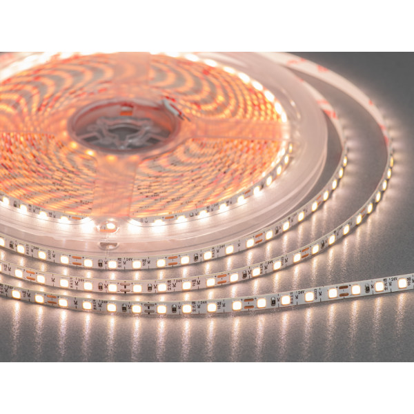 LED стрічка 24В, 120 діодів на метр, 5мм, теплий Diasha P24-2835-120-WW-20-5