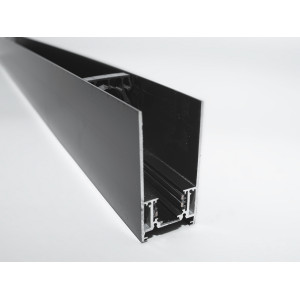 Рейлінг-шинопровід для магнітної трекової системи, підвісний/накладний, 2м Diasha QY-CX102B-35-2M-BK