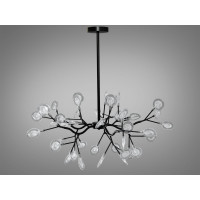 Декоративная люстра в зал на 45 лампочки Diasha 886-45CBK