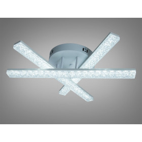 Стельова LED люстра біла 48W три модулі до 8м² Diasha SX818/3WH