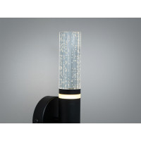 Настінний LED бра чорний 6 Вт акрилові трубки Diasha 8149BK