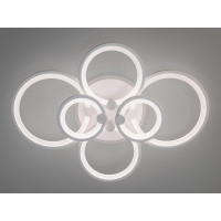 Потолочная светодиодная люстра с пультом управления Diasha 8022/6WHLED3colordimmer