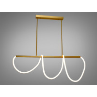 Модна новинка, лед люстра для спальні Шланг, 32W, бронза Diasha 9752-L1200GAB