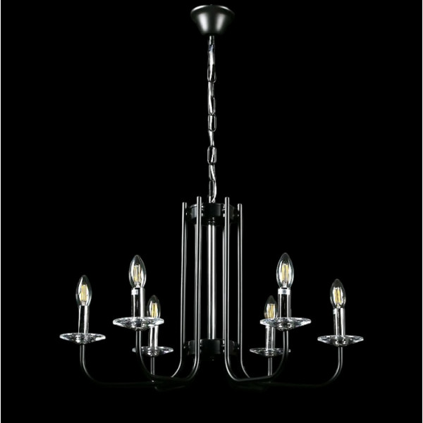 Люстра свеча L60033/6 (CR+BK) Splendid-Ray
230120 Люстра свеча L60033/6 (CR+BK) Splendid-Ray
230120