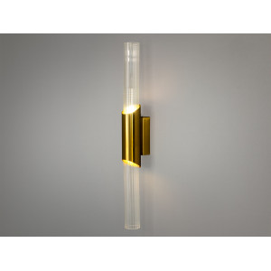 Сучасний настінний світильник в стилі лофт, 2 лампи, золото Diasha F3763A