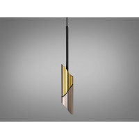 Підвісний світильник чорний GU10 одинарний Diasha QY-H1125YB+CG