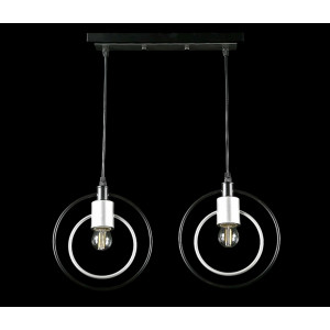 Подвесная люстра  L07481/2L (BLACK+GLITTER SILVER) Splendid-Ray
1002630