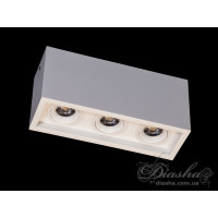 Накладные точечные светильники Diasha 136F-3-WH