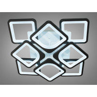 Люстра потолочная лед с пультом 115W Diasha S8060/4+4