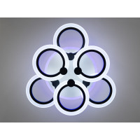 Светодиодная люстра Diasha A8022/3+3BK LED 3color dimmer  