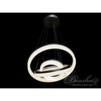 Сучасна світлодіодна люстра з димером, 70W Diasha 8123-600+450+300GRdimmer