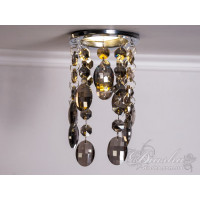 Точковий світильник із кришталевими підвісками Diasha 6019BCH-SM